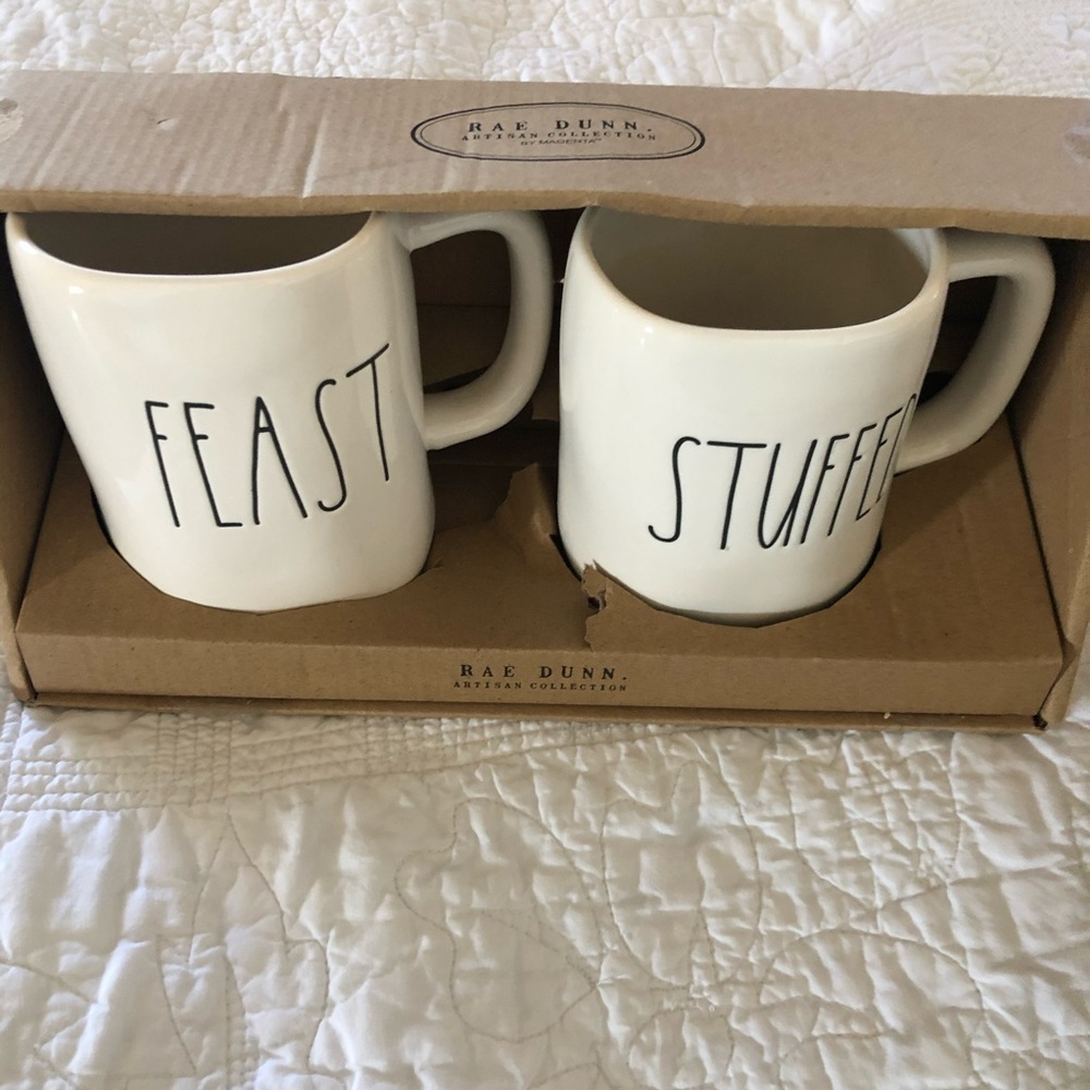 4 Rae Dunn Artisan Collection Mugs - Picture 4 of 7